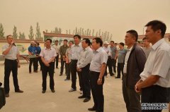 玉门市农业观摩团在六墩乡、柳河镇、黄闸湾镇、下西号镇开展观摩